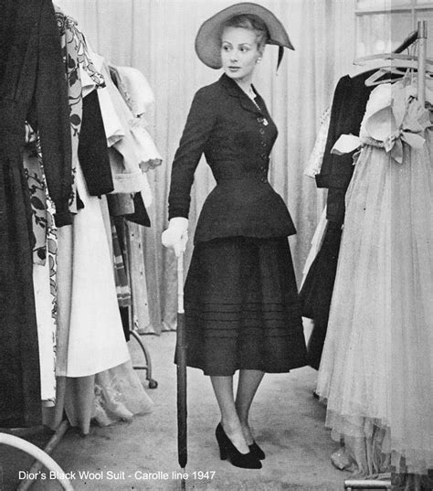 christian dior young|christian dior 1947 collection.